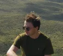 Killian drinking beer